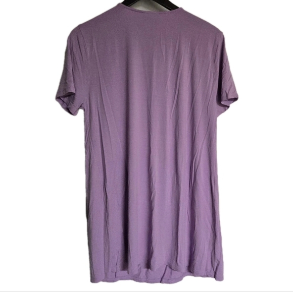 J. Jill Lavender Women's Pleated Front Tunic Top Size Large - Picture 2 of 3